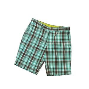 Louis Raphael 36 men’s plaid golf shorts funky bold colorful